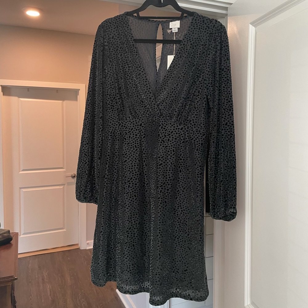 Green Velvet Dress
